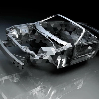 Parte del marco de coche eléctrico